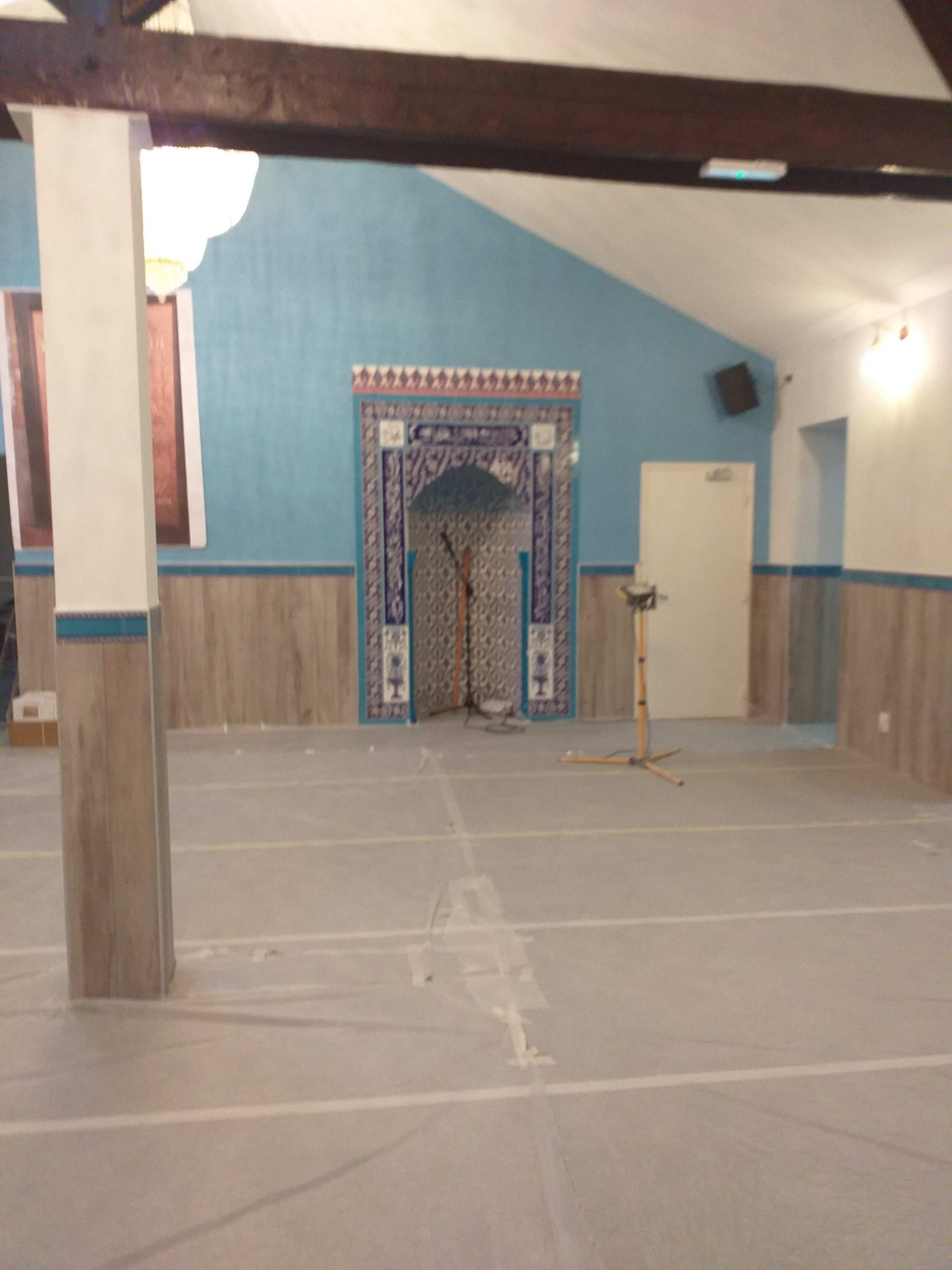 Travaux de la mosquée